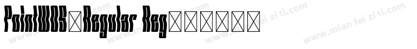 PointW05-Regular Reg字体转换